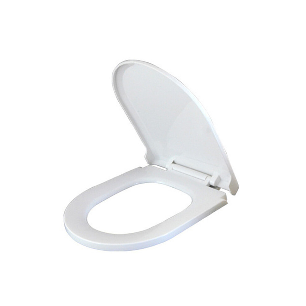 Mrosaa Universal Slow-Close Toilet Seat Covers Pp Board White U Type Replacement Toilet Seat Lids 787809884740