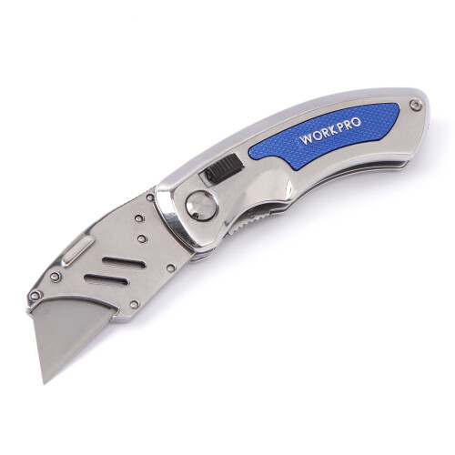 WORKPRO Folding Aluminum Handle Heavy Duty Wire Cutter Electrician Utility Pipe Cutter 1