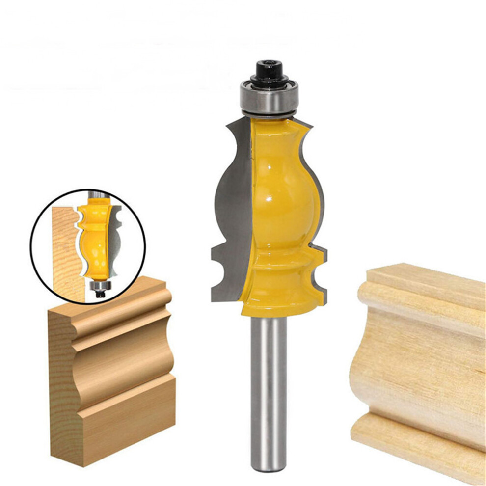 8Mm Shank Architectural Cemented Carbide Molding Router Bit Trimming Wood Milling Cutter For Woodwork Cutter Power Tools 8009677814202
