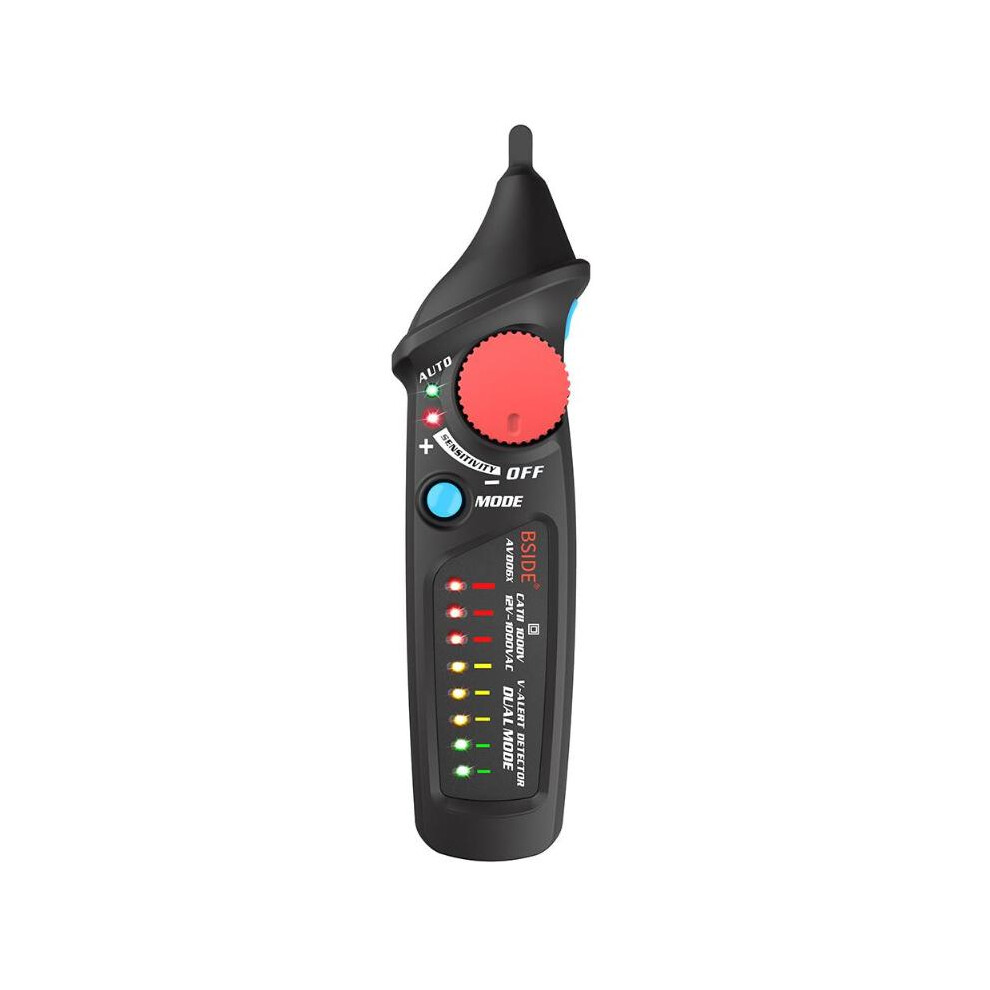 Bside Avd06x 12-1000V Adjustable Sensitivity Non-Contact Ac Voltage Test Pen Voltage Detector Tester Indicator Current Meters 659438784336