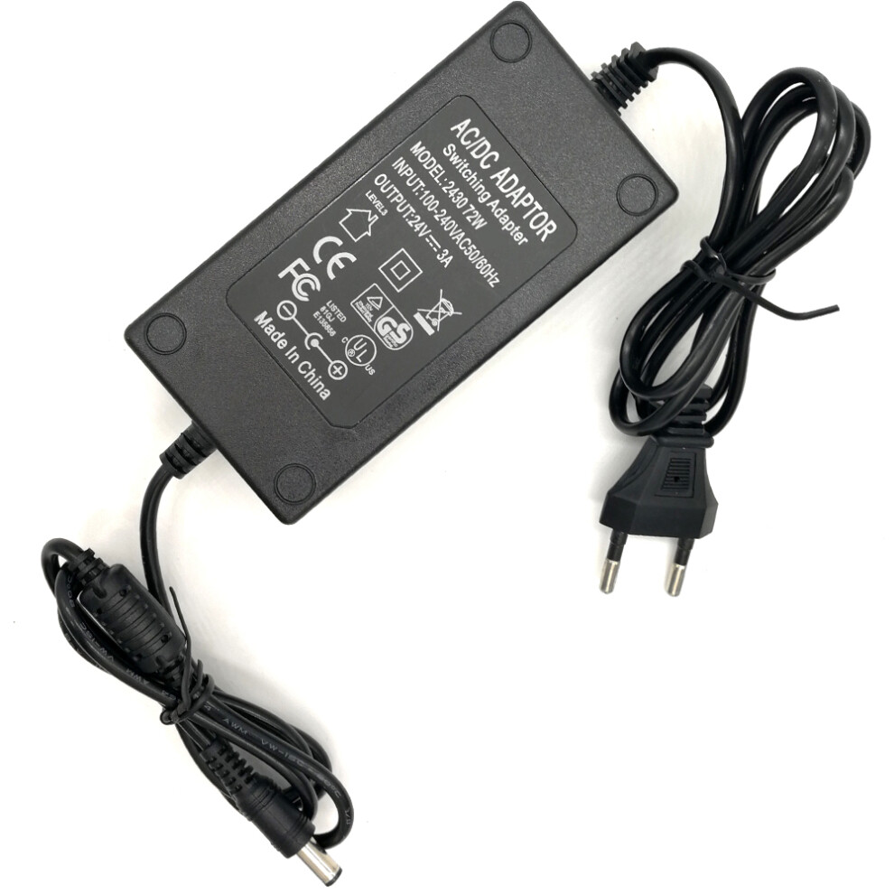 Quicko 24V3a 5.5*2.1Mm 72W Dc Power Supply For Oled Led T12 942 941 Mini Soldering Station 3796736944035