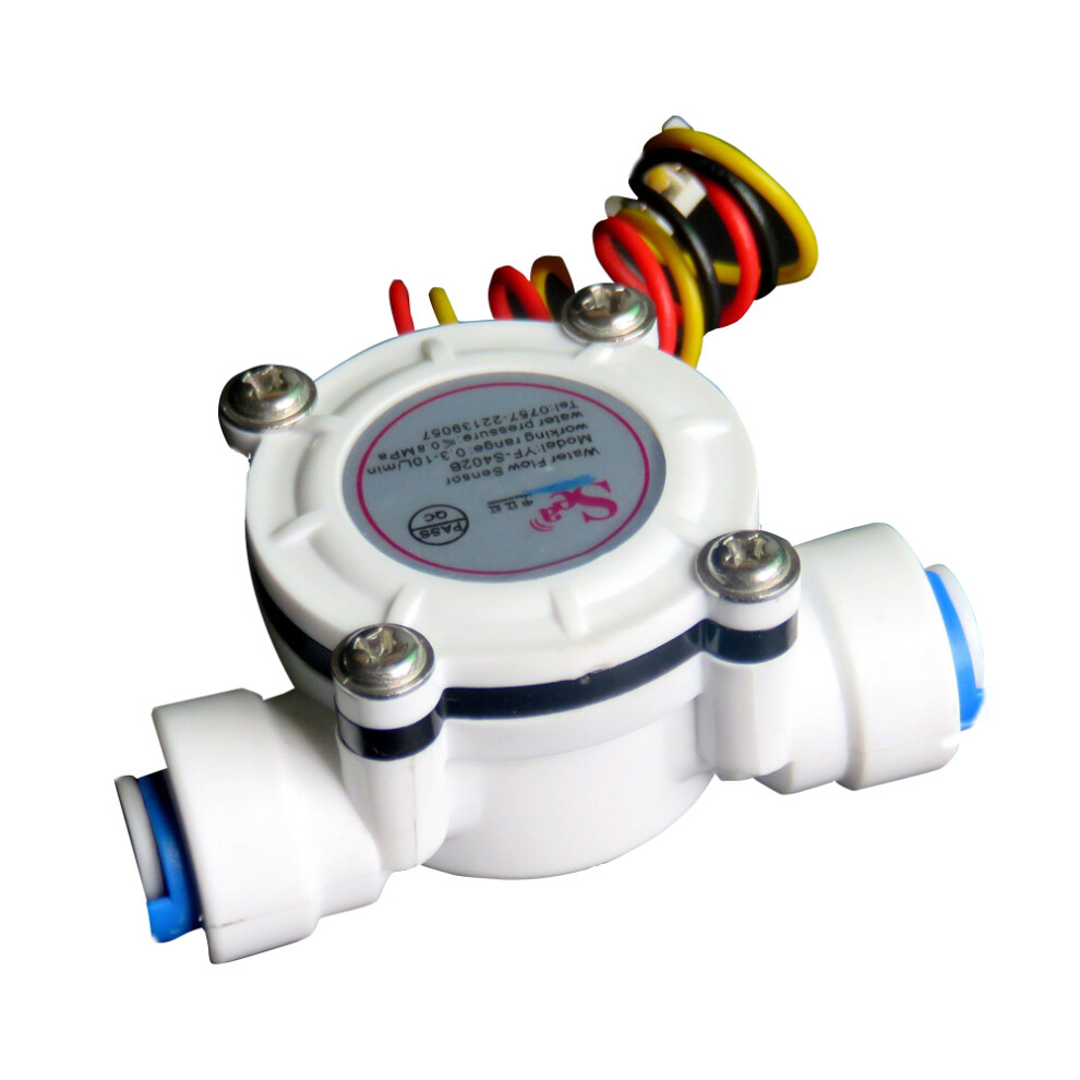 Dn6 G1/4 Pe Water Meter Flow Sensor Counter Indicator Dispenser Flowmeter 0.3-10L/Min 3796737015307