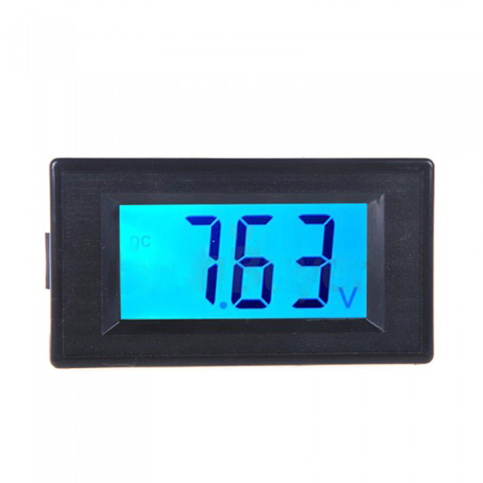 Ddh-30L Lcd Voltage Tester Digital Display Voltmeter Digital Lcd Dc Voltage Meter Dc 7.5-20V Blue Backlight Instrument Meter Tool 384869015147