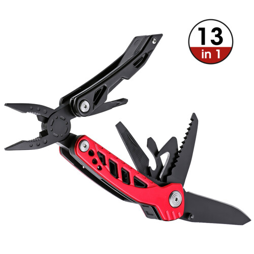 GHK-LP91 13 In 1 Multi-function Folding Tool Kitchen Bottle Opener Sharp Pocket Multitool Pliers Saw Blade Knife Screwdriver From 1