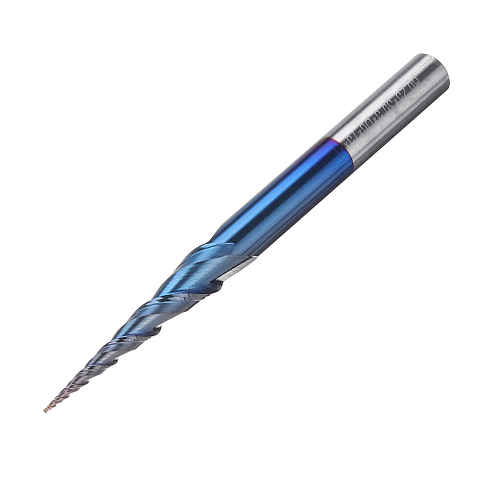 Drillpro Naco-Blue R0.25/ R0.5/ R0.75/ R1.0 *20.5*D4*50 2 Flutes Ball Nose Milling Cutter 3345535777018