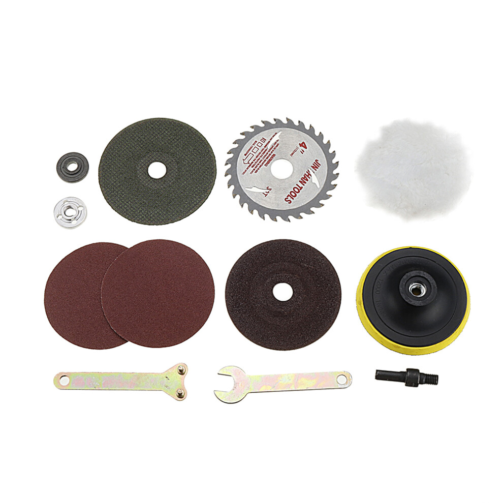 Drillpro 9Mm Conversion Shank M10 Arbor Mandrel Polishing Grinding Cutting Tool Accessoriess Change Electric Drill Into Angle Grinder Woodworking 3518362667603
