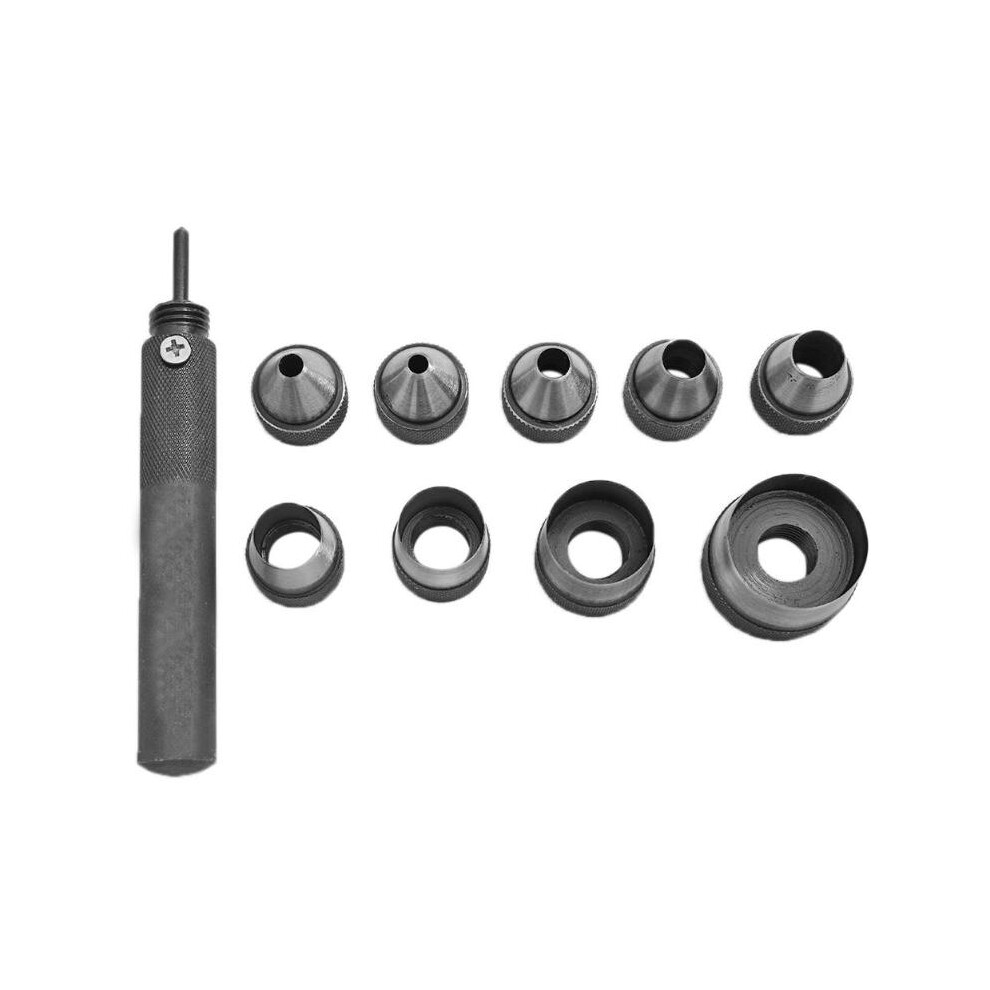 10Pcs Heavy Duty Hollow Punch Kit Set Gasket Leather Rubber Punching Diy Leather Craft Tool Perforating Tools 3796737011149