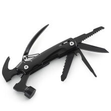 HUOHOU 10 in 1 Multi-functional Tool Hammer Folding Knife Screwdriver Wrench Nail Hammer With Safety Lock