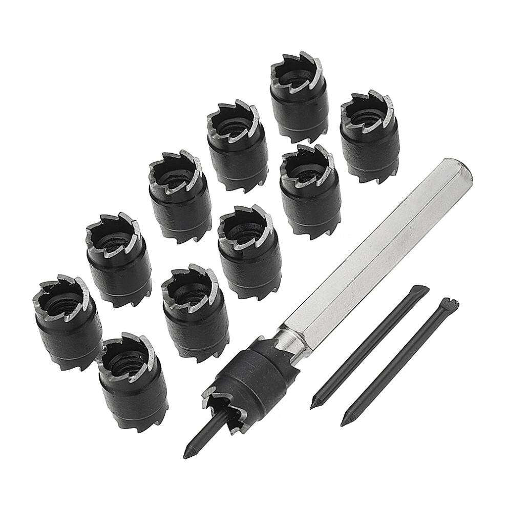 4Pcs Or 13Pcs 3/8 Inch Spot Welding Drill Bit Separate Remover Rotating Double Sided Spot Weld Cutter Set 3518362868499