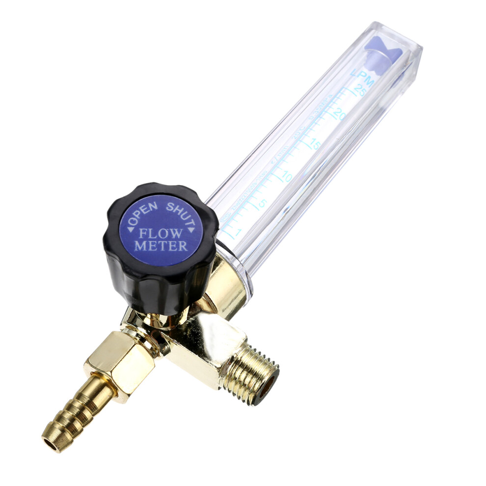 1Pc 7Mm Barb Argon Flow Meter 1/4Pt 0.15 Mpa Flow Meter Gas Argon Ar/Co2 Regulator Welding Hot For Mig Weld Gauge Mayitr 6901250843482
