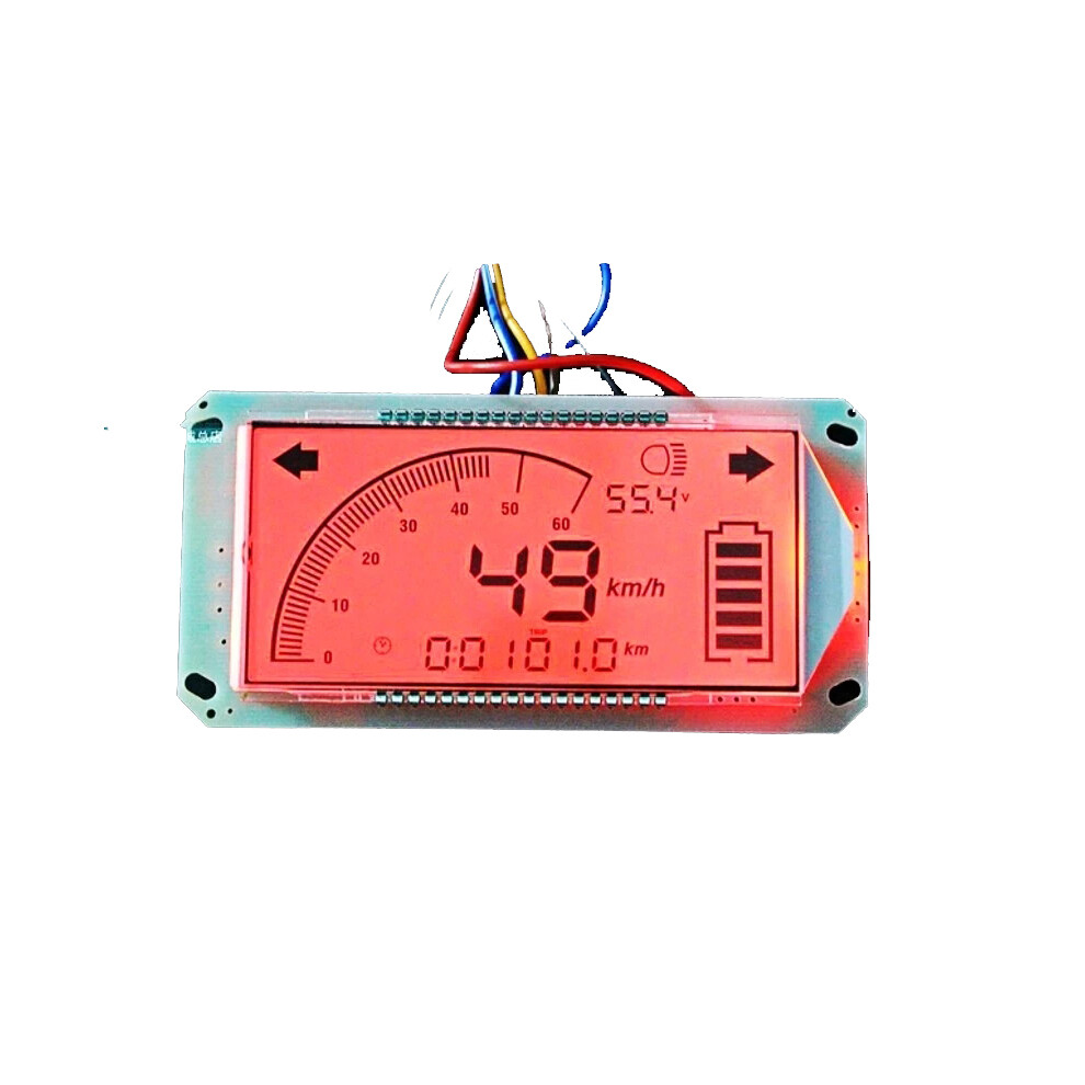 Multifunction Voltmeter Thermometer Speedometer For Electric Bicycle 48V- 72V 3480563964419