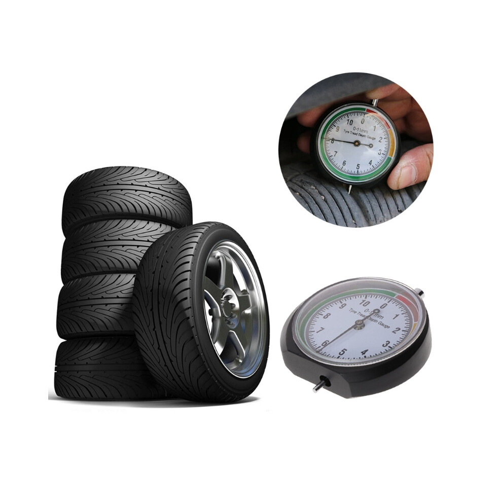 Car Tyre Tread Depth Gauge Trucks Van Tire Pointer Monitor Measure Device Tool 5905920897738