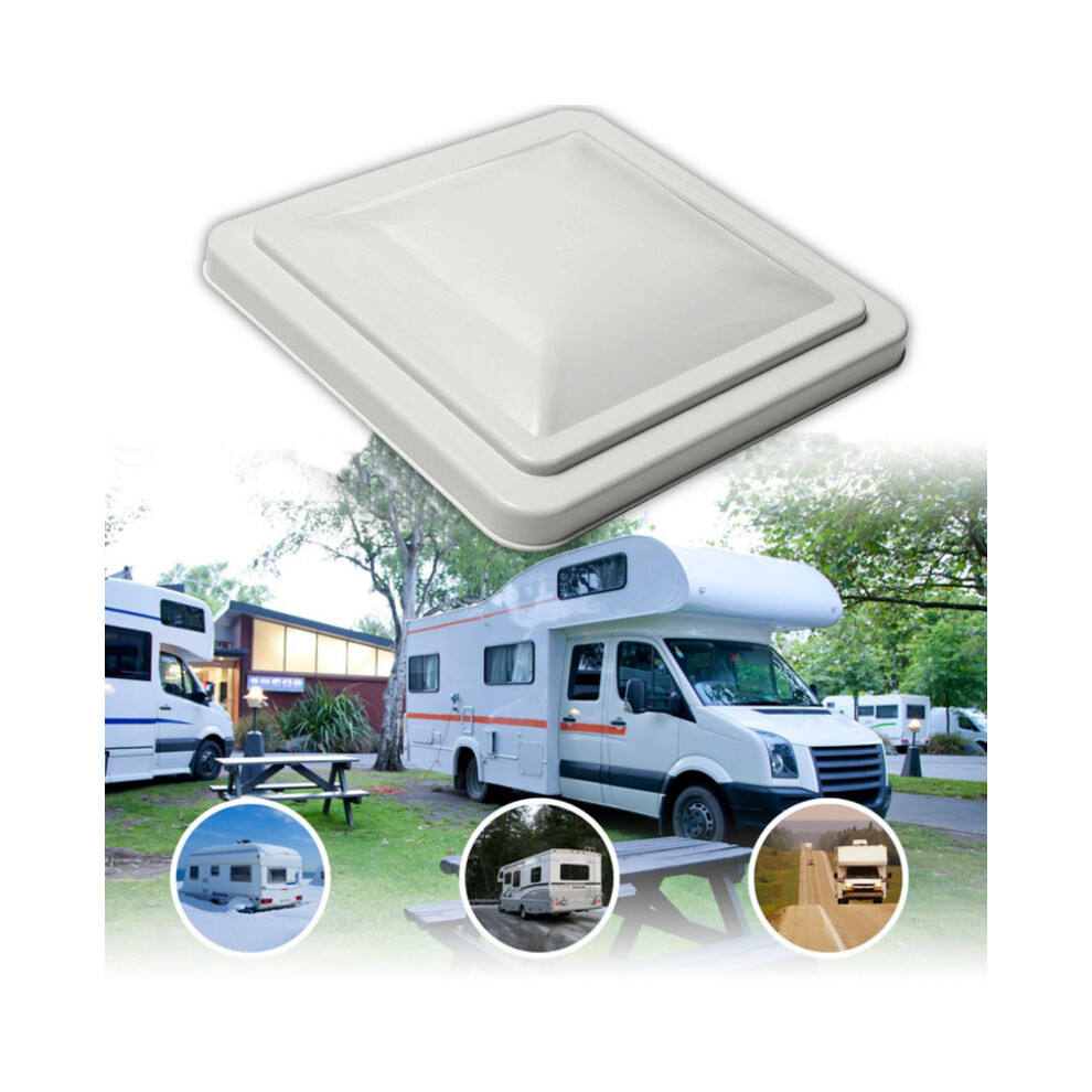 14''X14'' Rv Roof Vent Lid Cover Universal Replacement For Camper White 768671628366