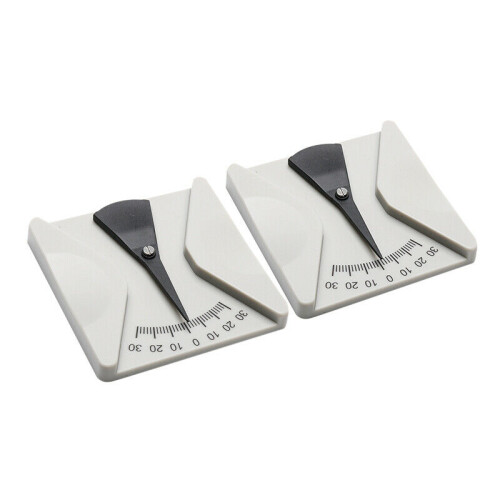 2pcs Eyeglasses Angle Ruler Measuring Tool Protractor Pantoscopic Angle Meter 1