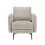 MORE4HOMES (Beige) SOFIA MODERN SCANDI STYLE FABRIC LIVING ROOM CHAIR 4