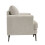 MORE4HOMES (Beige) SOFIA MODERN SCANDI STYLE FABRIC LIVING ROOM CHAIR 5