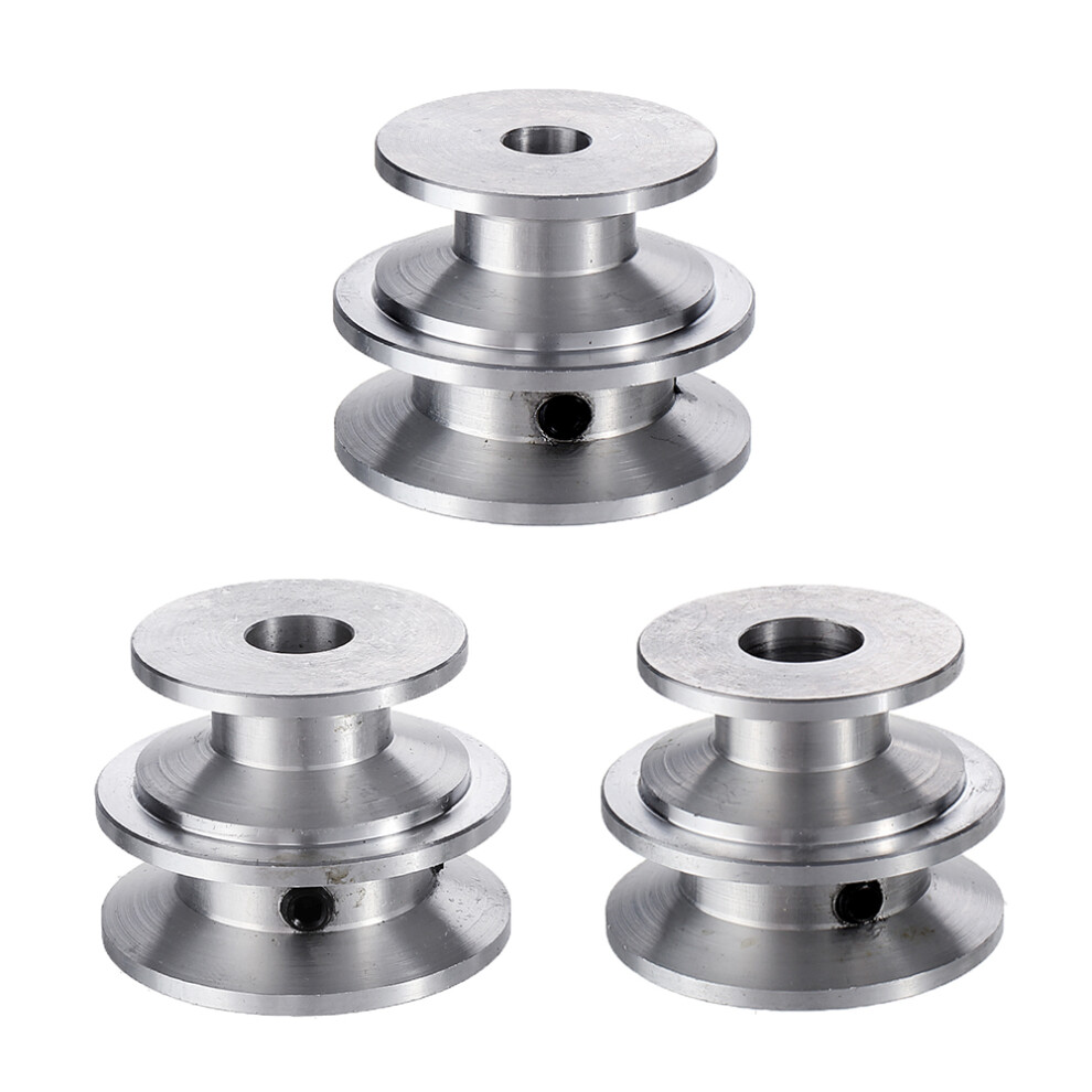Double Groove 30&40Mm Pulley 8/10/12Mm Fixed Bore Pulley Wheel For 10Mm Belt 738685897300