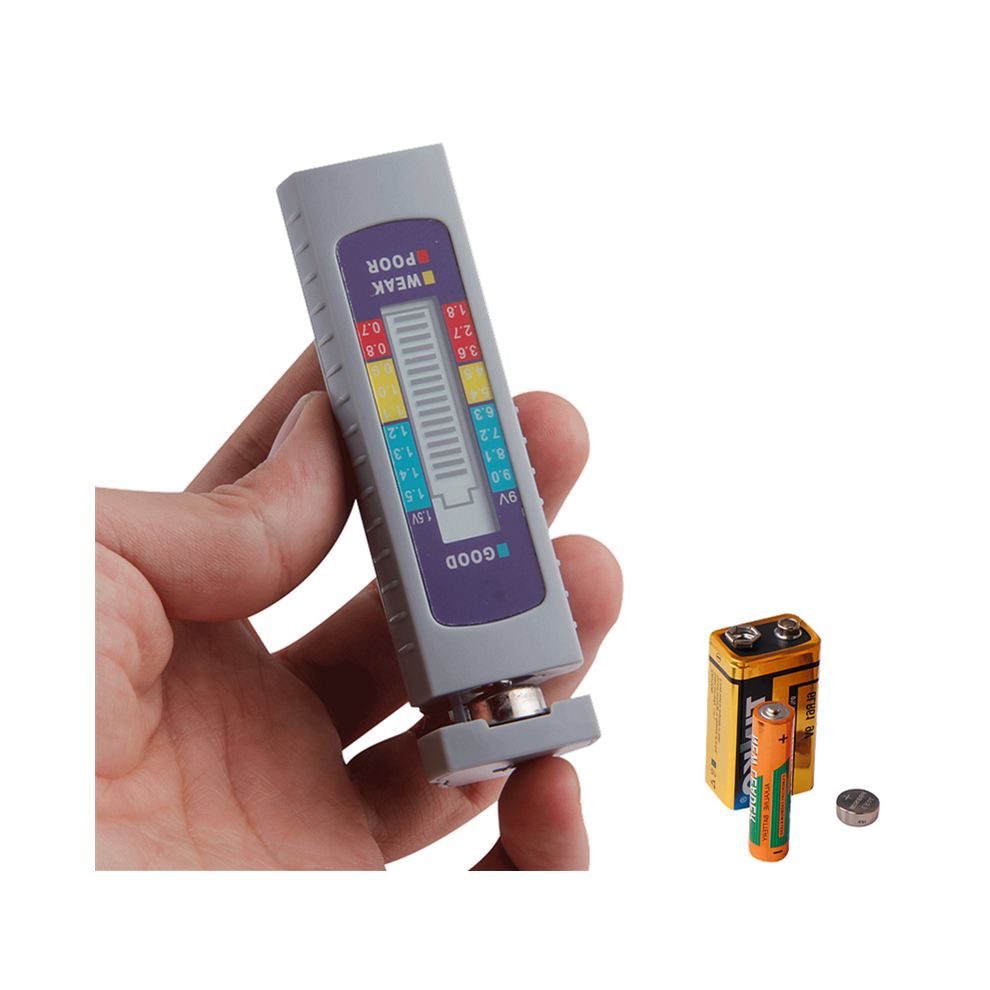 Battery Tester Digital Capacity Tester Checker For Lithium Battery Aa/Aaa/1.5V 9V Power Supply Tester Measuring Instrument Tools 6901250653012
