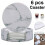 Kitchen Placemats Coasters Dining Table Bowl Cup Mats PU Leather Washable 1