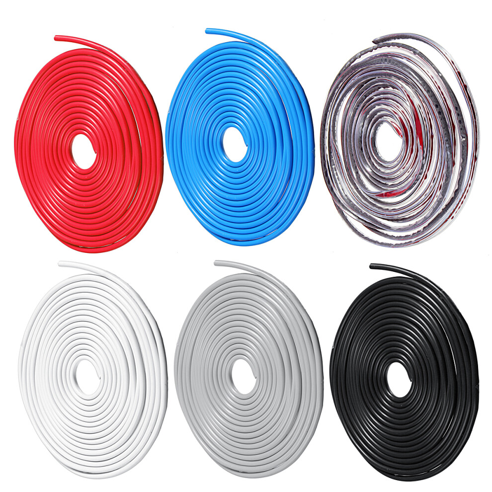 5M Car Anti Collision Edge Scratch Protector Moulding Strip Door Seal Strip 8114689811115