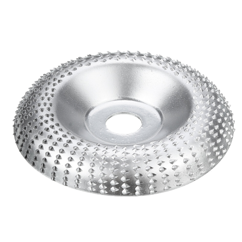 Drillpro 100Mm Curve Extreme Shaping Disc Silver Wood Carving Disc Tungsten Carbide Grinder Disc For 100 115 Angle Grinder 3796737113577