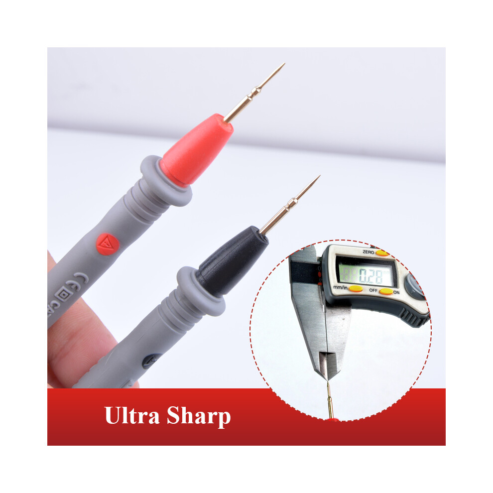 Ht3002 Digital Multimeter Probe Test Leads Super Sharp And Fine Gold-Plated Copper Needle, High-Grade Silica Gel Gatch Line 6906140175629