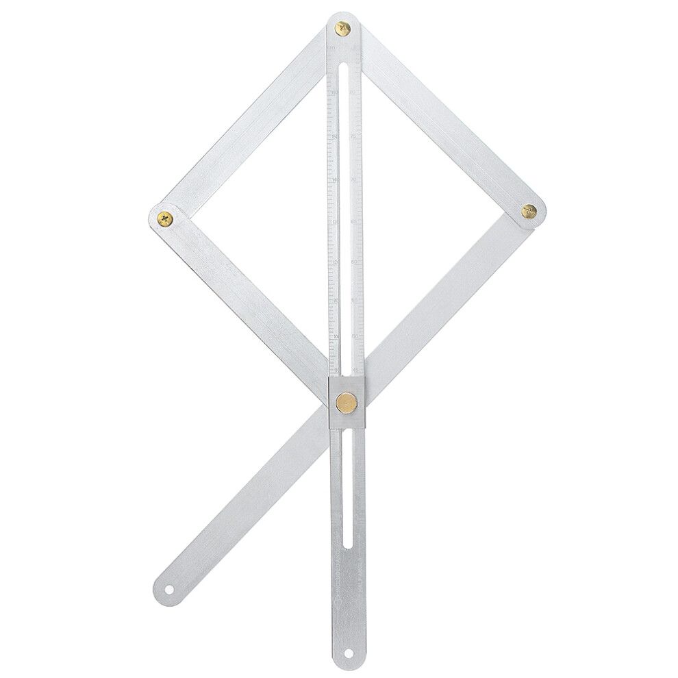 Aluminium Alloy Protractor Multi Angle Measurement Tool For Woodworking Flooring 690770248957