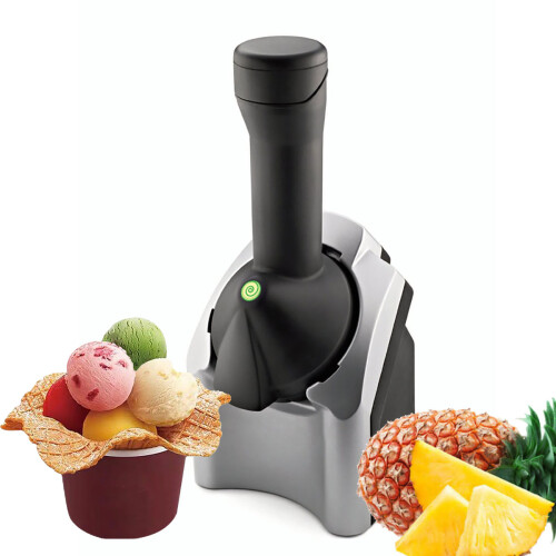 Electric Ice Cream Machine Fruit Ice Cream Making Machine Ice Maker 2