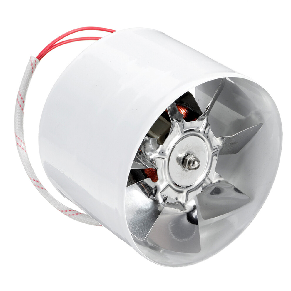 4Inch 100Mm Inline Duct Fan Booster 25W Exhaust Blower Air Cooling Vent 140M3/H Ventilation Fan 6900062087763