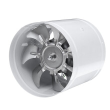 40W 6Inch Inline Duct Fan Booster 150mm Exhaust Blower Air Cooling Vent Ventilation Fan 1080m/ h