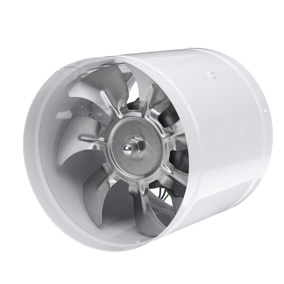 40W 6Inch Inline Duct Fan Booster 150Mm Exhaust Blower Air Cooling Vent Ventilation Fan 1080M/ H 745560085783