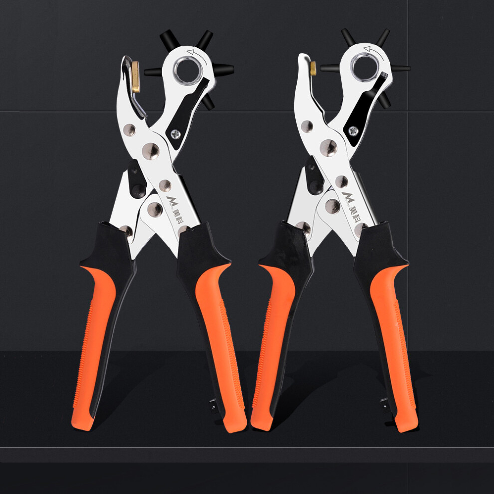 Mytec Belt Hole Plier Household Multi-Function Hole Punch Pliers Labor-Saving Belt Hole Punch Watch Belt Pants Belt Eyelet Pliers Tool 6900062996096