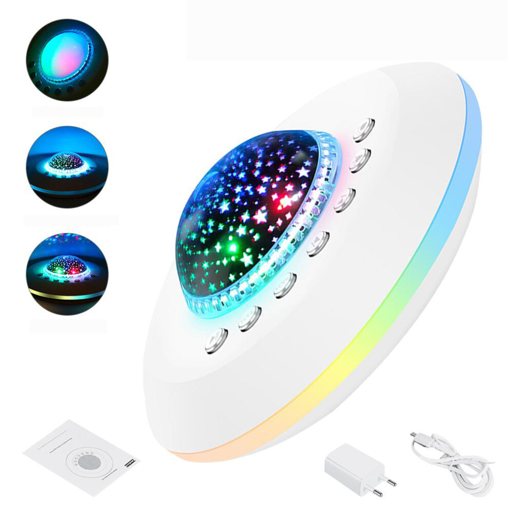 Baby Adults Therapy Sound Machine For Sleeping Noise Sleep Sound Machine Usb Rechargeable Projection Lamp Night White/Light