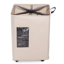 Single Mesh Cloth With Wheels Beam Hamper Oxford Cloth Storage Box Aluminum Frame Storage Baskets