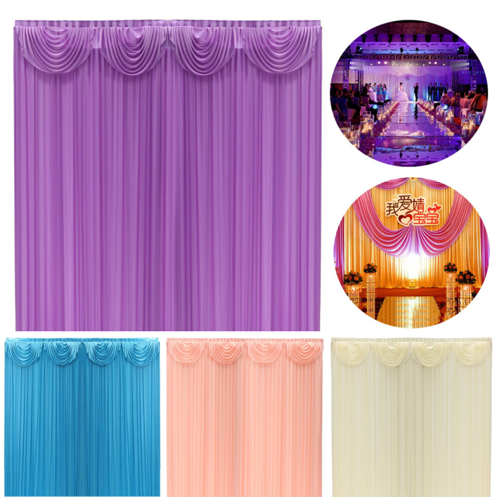 3x3m Wedding Party Backdrop Curtains Drape Background Decor Studio Photography