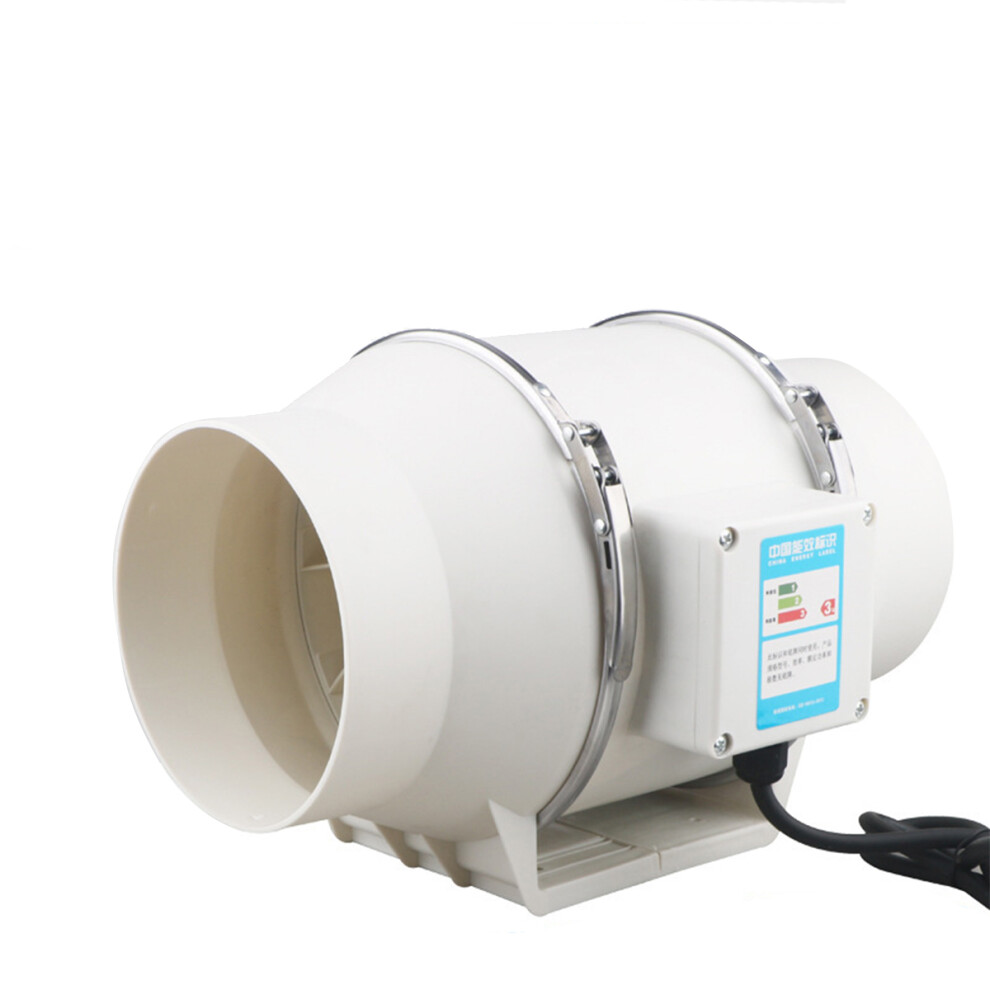4'' Silent Inline Rotating Duct Fan Booster Exhaust Air Extractor Ventilation Fan Exhaust Fan 4894875511275