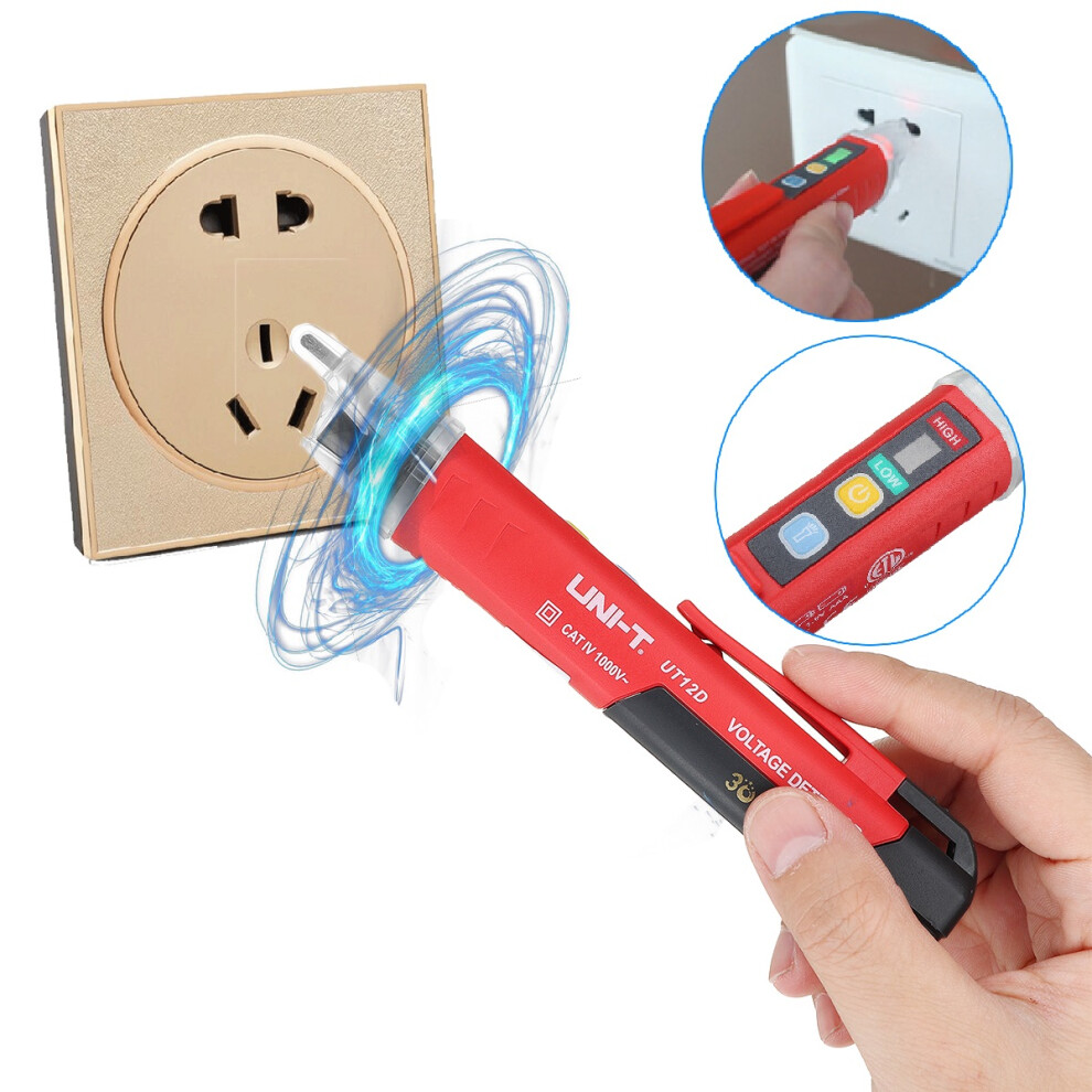 Ac Electric Test Pencil 24/90V-1000V Voltage Sensitivity Compact Pen Detector Voltage Tester Pen 6901256053090