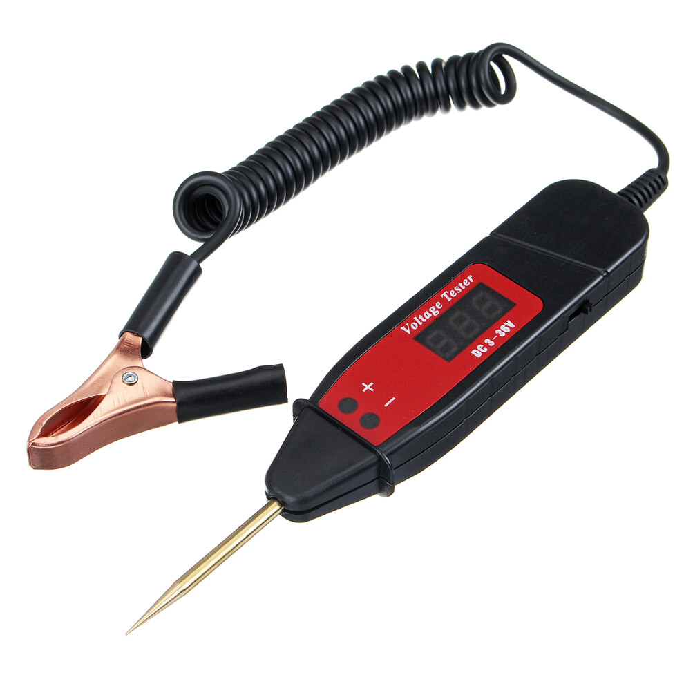 Digital Display Automobile Circuit Tester Dc 5-36V Voltage Tester Pen Probe Diagnostic Tool 9363738273421