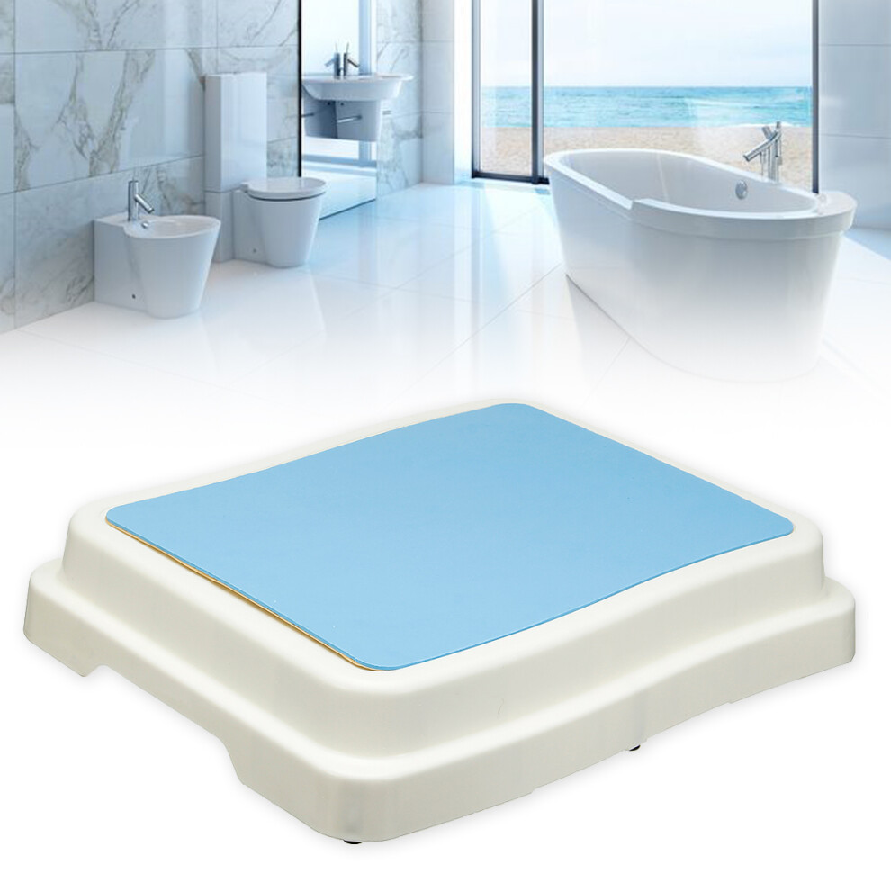 Blue/White Stackable Bath Step Disability Safety Aid Anti Slip Grip Shower Half Foot Pegs Step Stool