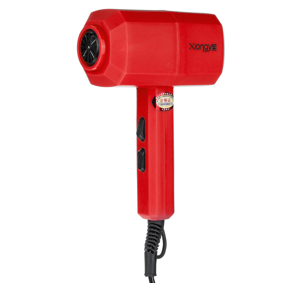 Blue/Light 2000W Hair Dryer Household Hair Dryer Negative Ion Hammer Hair Dryer
