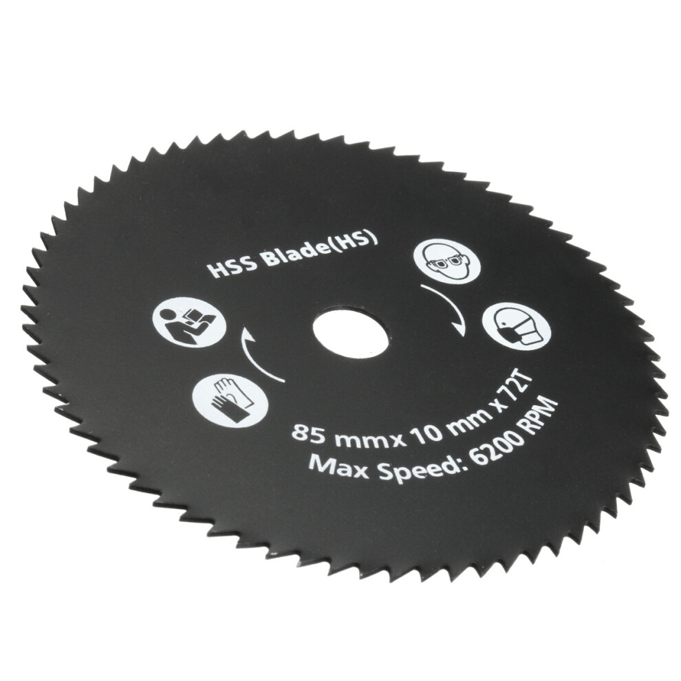 5Pcs 85Mm 72 Teeth Hss Circular Saw Blade Rotary Cutting Discs Wheel For Rotary Tool 5057647330125