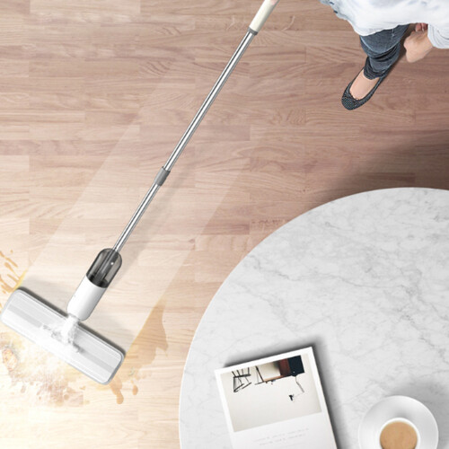 Water Spray Mop Household Flat Mop Floor Cleaner 360 Spin Head Dust Mop Replaceable 1