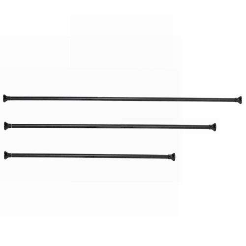 90-240cm Telescopic Shower Window Curtain Rail Extendable Pole Rod 2