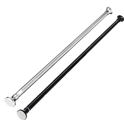 90-240cm Telescopic Shower Window Curtain Rail Extendable Pole Rod