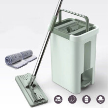 Automatic Spin Mop Dry & Wet 360 Roatation Dust Fast Dry Flat Mop Floor Cleaner