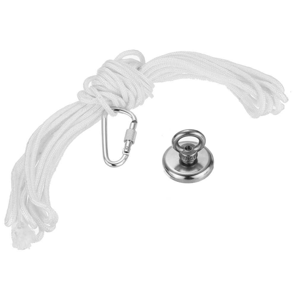80-250Kg Neodymium Recovery Magnet With 10M 6Mm Diameter Rope Hunting Diving Fishing Recovery Magnet 6900065110208