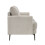 MORE4HOMES (Beige) SOFIA MODERN FABRIC LIVING ROOM 2 SEATER SOFA 5