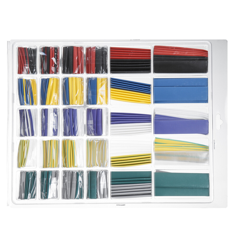 500Pcs Heat Shrink Tubing Tube Insulation Shrinkable Tube Wire Cable Sleeve Kit 602451273332
