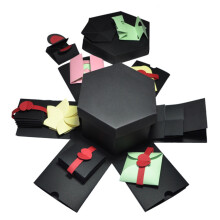 DIY Surprise Explosion Box Memory Scrapbook Photo Album Kits Anniversary Gift