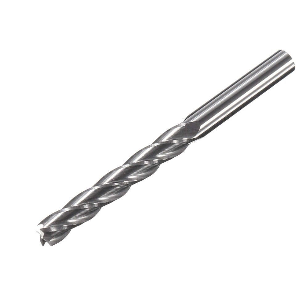 10Pcs 3.175*22Mm 4 Flutes Milling Cutter Carbide End Mill Cnc Cutting Tool 6901250181485